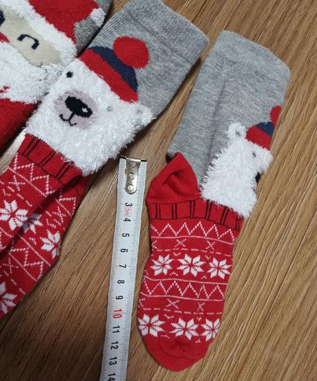 Vianočné ponožky 3-5 rokov - 2 ks, 30