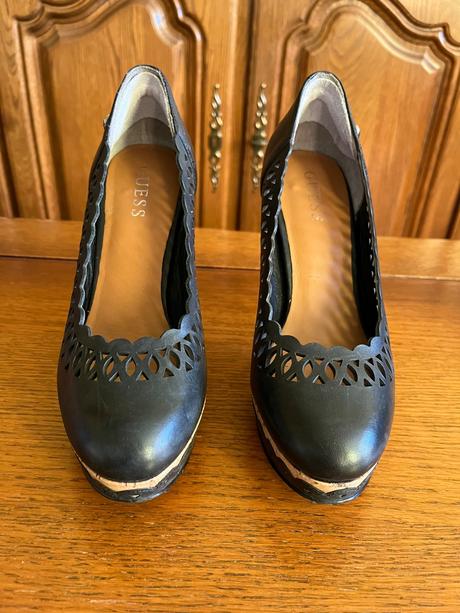 Luxusné kožené lodičky guess, guess,37