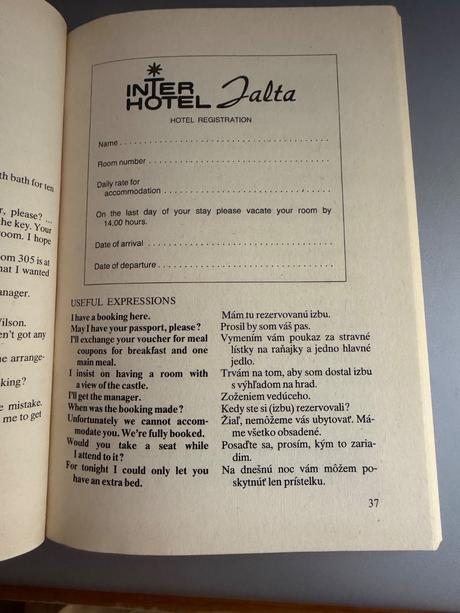 Angličtina pre prevádzku hotelov a spoločného stra,