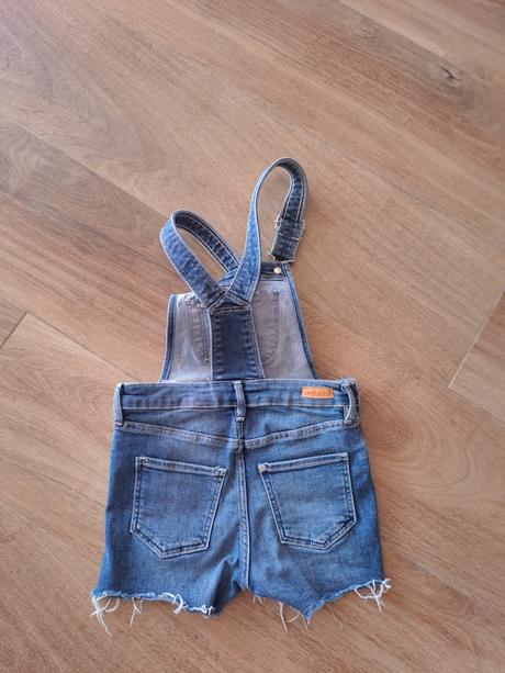 Riflové kraťasy na traky, denim,122