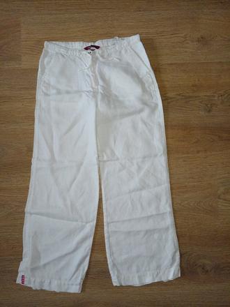 Plátené dievčenské nohavice, h&m,146