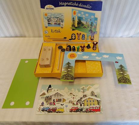 Magnetické divadlo krtko, detoa, 6 figúrok, 