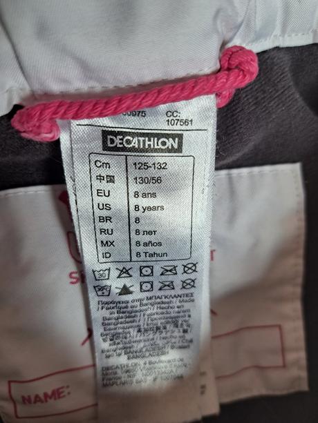 Oteplovačky wedze, decathlon,128