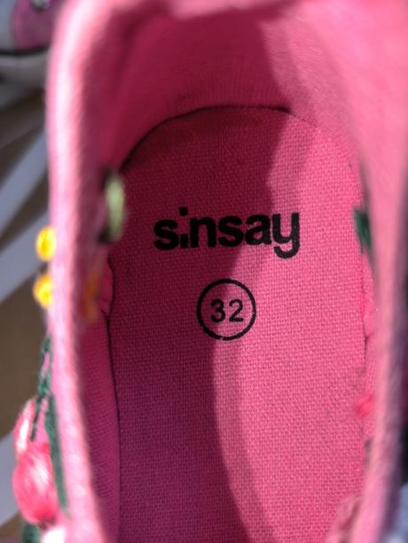 Kvetinové tenisky, sinsay,32