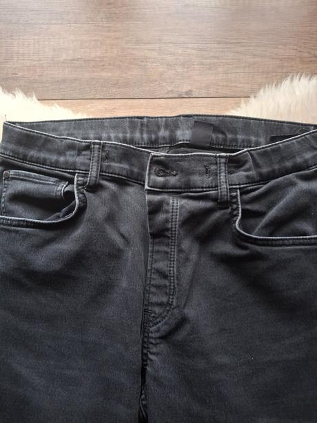 Elasticke denim rifle-jeansy h&m top stav tmavo si, h&m,170