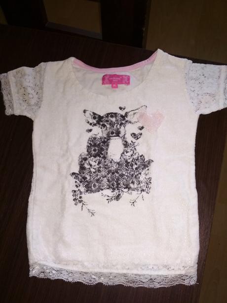 Čipkované tričko kruger madl, 86