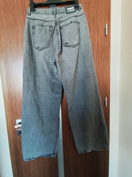 Dámske rifle denim, veľ.m rozmery pridané, stav ak, denim,m