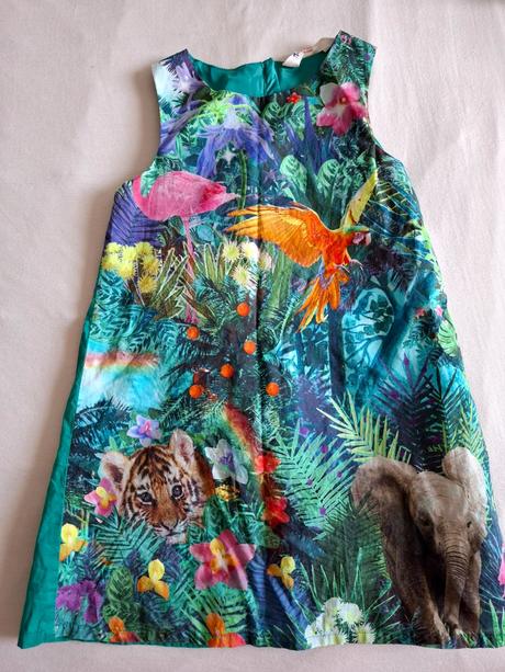 Šaty so zvieratami, h&m,110
