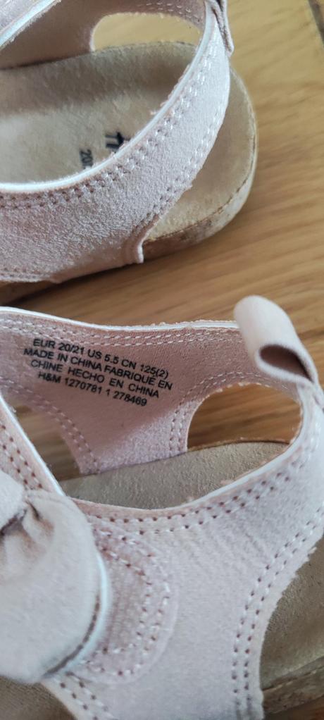 Sandálky hm nové, 20/21, h&m,21