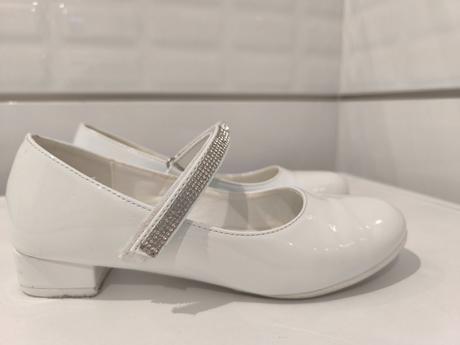 Biele sviatočné topanky, nelli blu,37