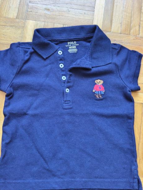 Ralph lauren bear originál dievčenské tričko, ralph lauren,98