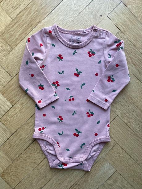 Body ruzove brusinky vel.74, lindex,74