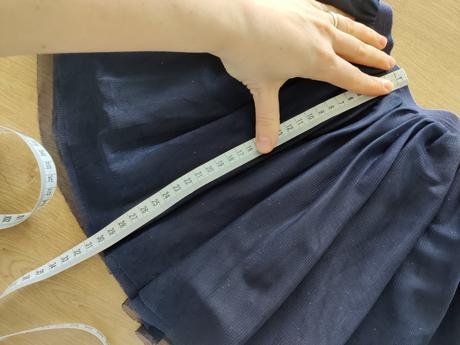 Trblietavá tylová sukňa, h&m,116