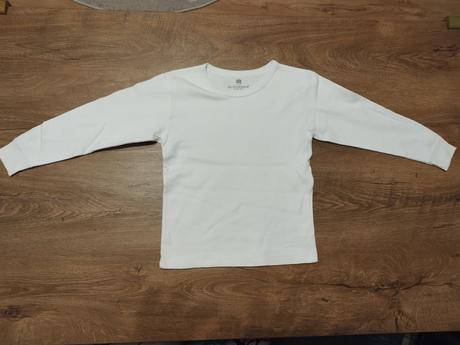 Biele tričko s dlhým rukávom zn. slovenka v. 104, slovenka,104