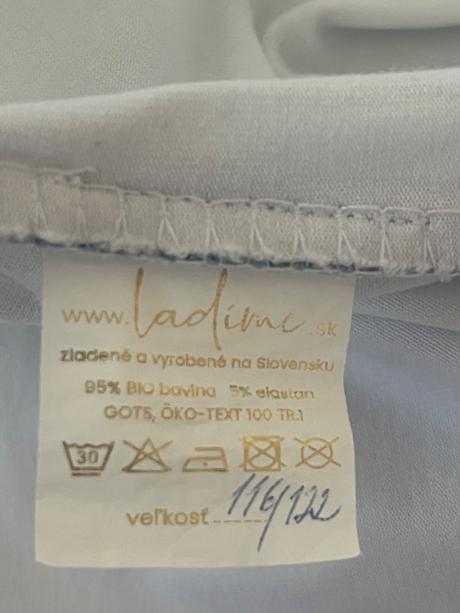 Tričko ladime 116/122, 122