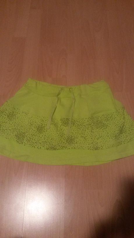 Neonovo zelena suknicka, m