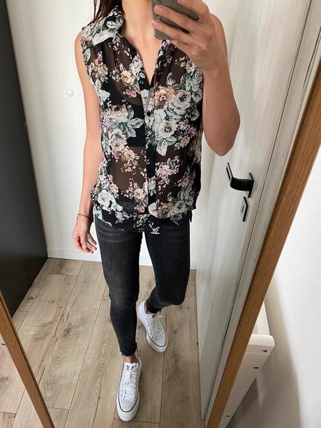 Kvetinovy top, new look,s