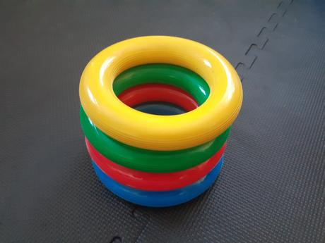 Nafukovacie kruhy ringo gymnic ledraplastic - sada, 