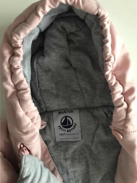 Ružový detský overal, 68