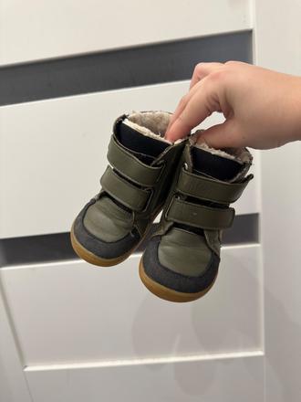 Kožené barefoot topánky babybare, 21