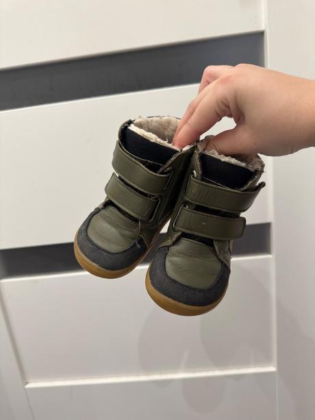 Kožené barefoot topánky babybare, 21