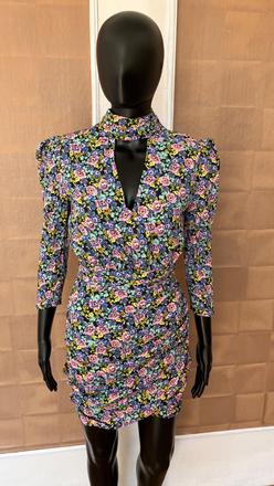 Dámske kvetované šaty bershka (s), bershka,s