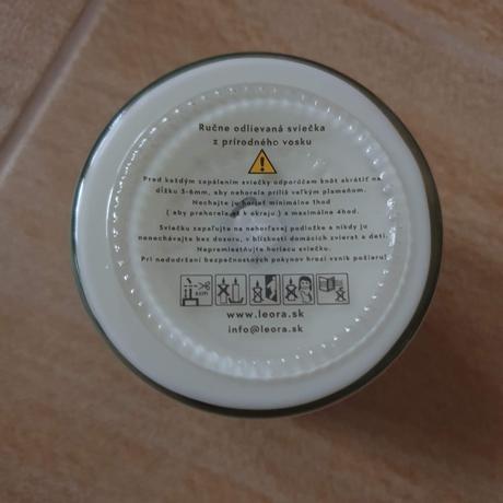 Sviečka vonná sójová leora.sk, 