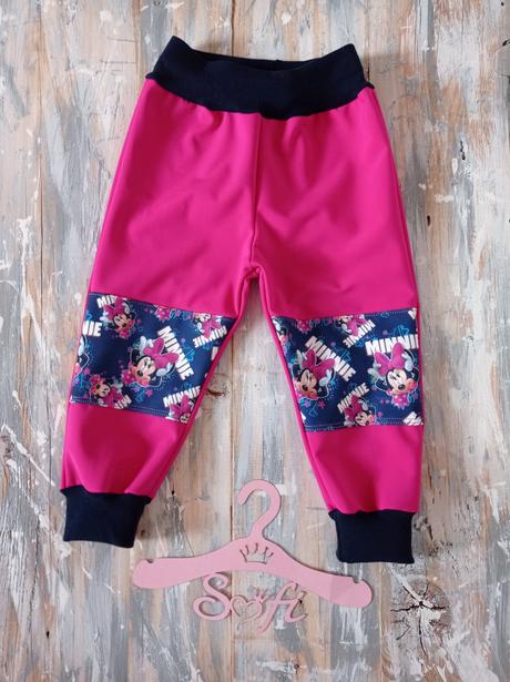 Zimné softshellové nohavice d, 68 - 140