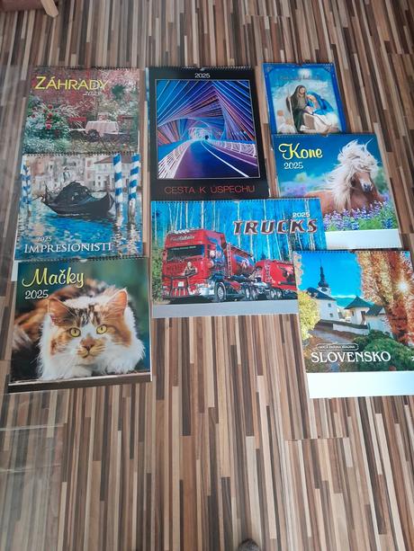 Predám nástené kalendáre, 