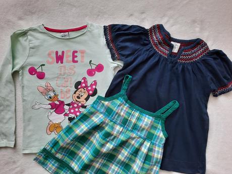 6 x tričko, h&m,110