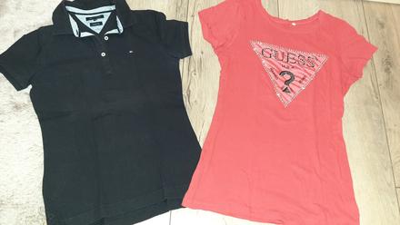 Tričko tommy hilfiger a guess, tommy hilfiger,xs