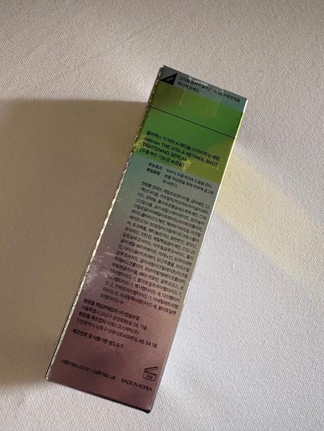 Celimax retinol shot, 