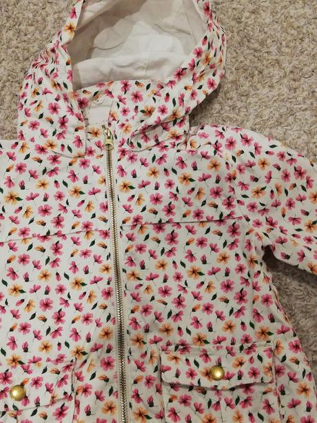 Kvietkovana bundička, h&m,110
