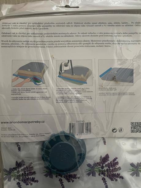 1 vákuové vrece -levanduľa,