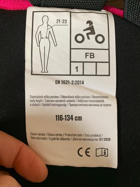 Chránič chrbtice etape backbone, 