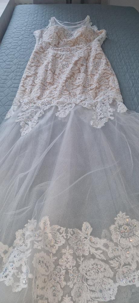 Svadobné šaty nádherné a výnimočné, m