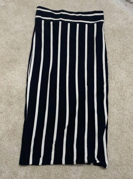 Elastická midi sukňa papaya, papaya,xs