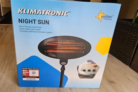 Terasové vykurovacie teleso night sun, 