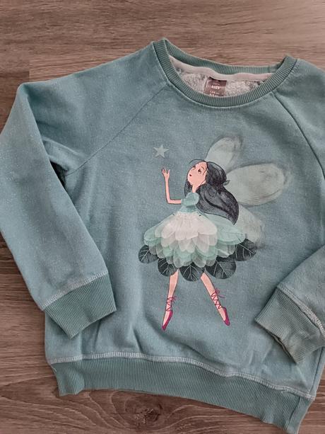 Tyrkysová mikina víla, pepco,134