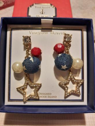 Top náušnice z usa,