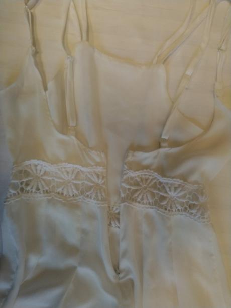 Dámsky biely letný overal, 32/34, 32