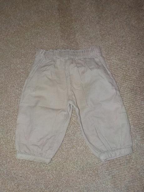 Menčestrové nohavice, f&f,68