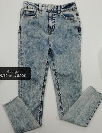 Modré rifle skinny, george,140