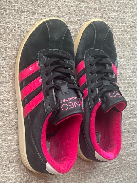 Ruzovo cierne tenisky adidas, adidas,34