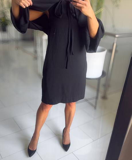 Elegatné čierne šaty cos, cos,s