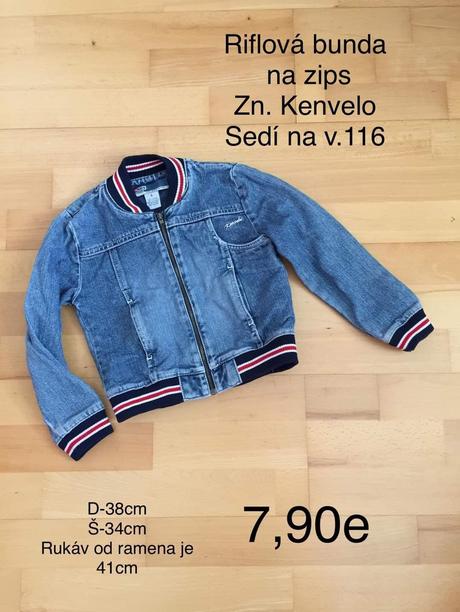 Riflová bunda kenvelo, kenvelo,116