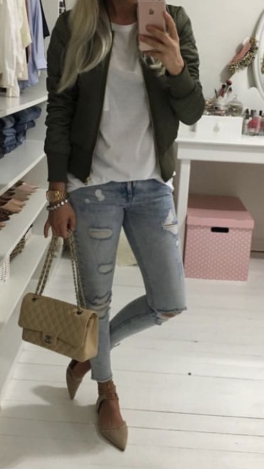 Hm zelena bombera, h&m,36