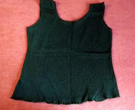 Čierny elastický top, m