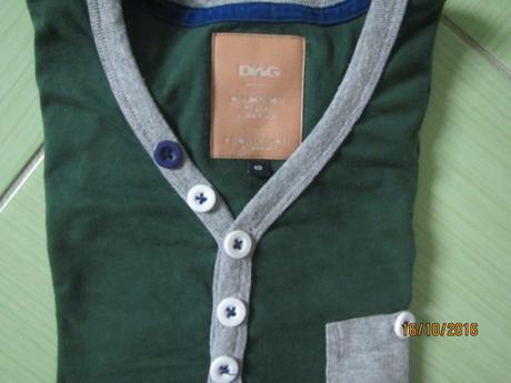 Zelene tricko s dlhym rukavom, m