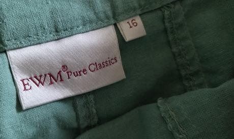 Midi sukňa s ľanom, xxl